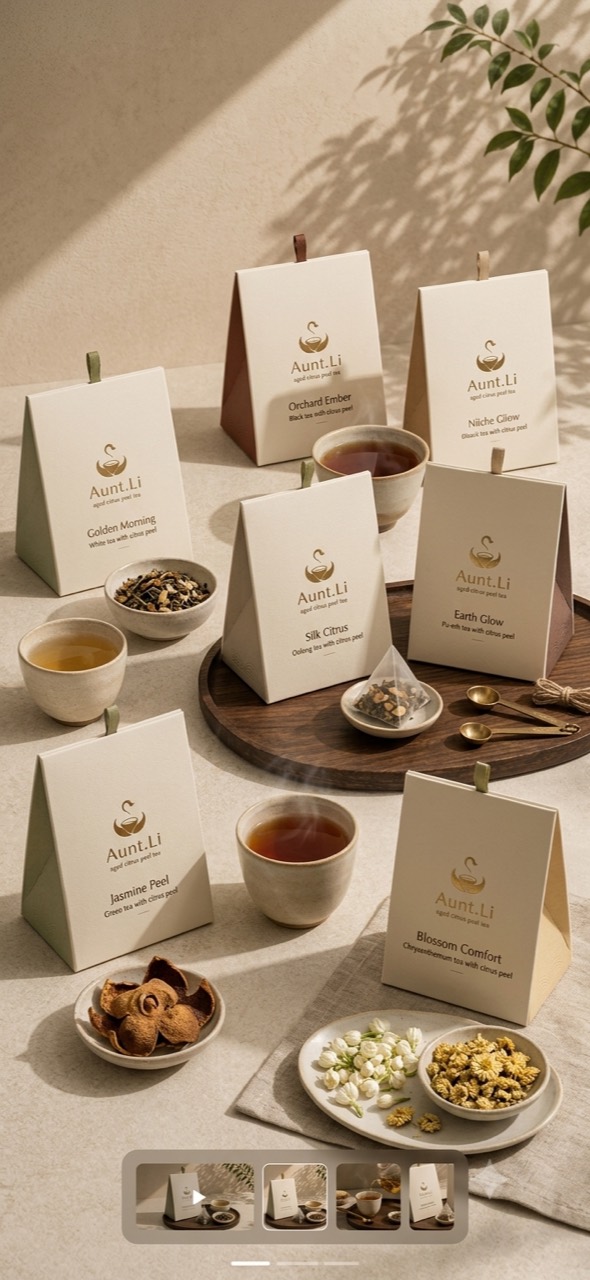 Aunt.Li tea collection preview