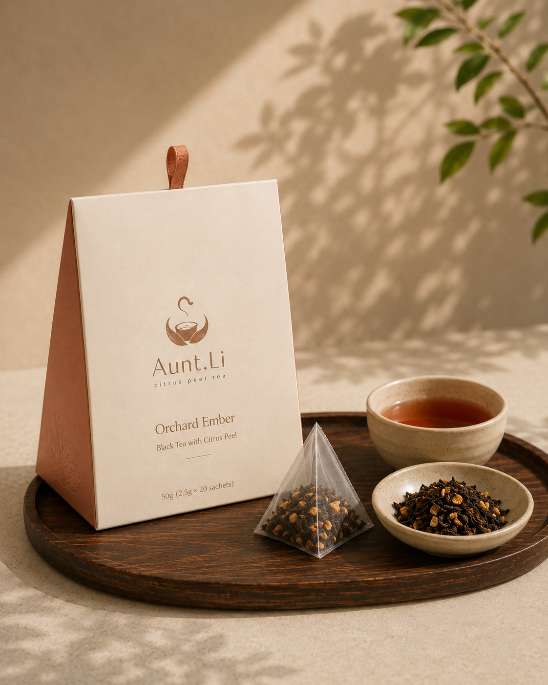 Orchard Ember aged citrus peel black tea.