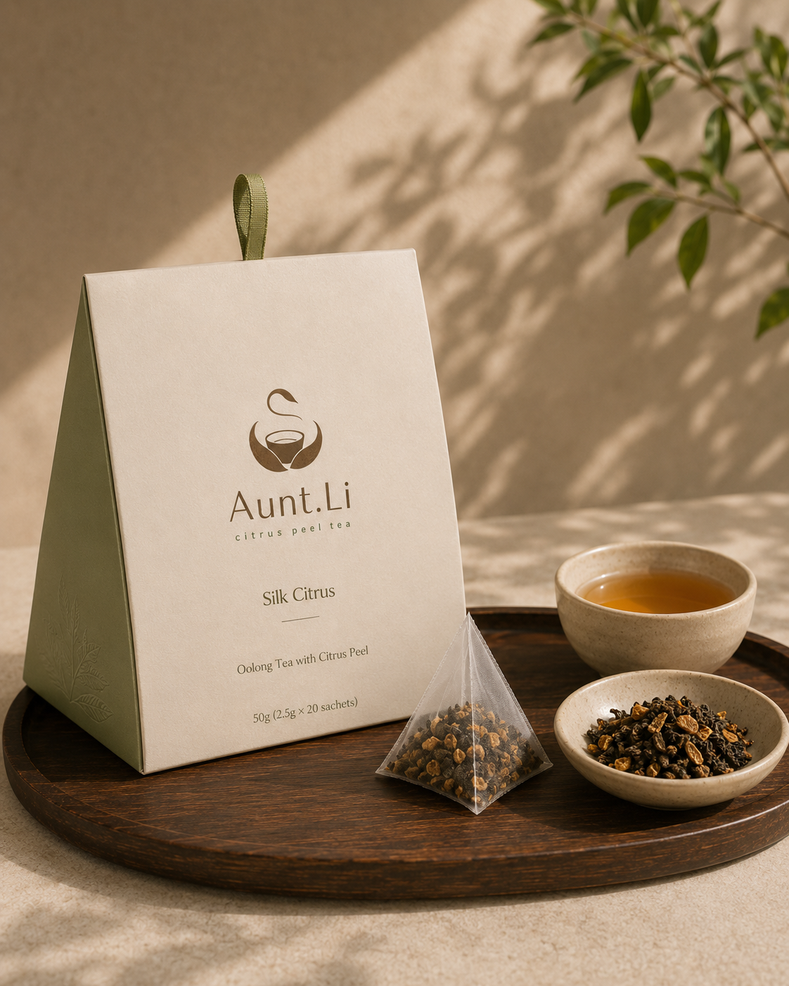 Silk Citrus aged citrus peel oolong tea.